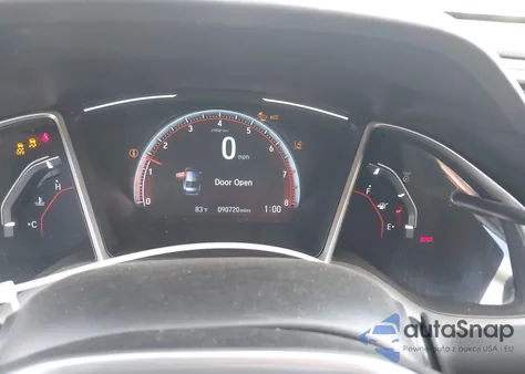 2019 Honda Civic Sport z USA, uszkodzony, nr VIN 2HGFC2E89KH593420